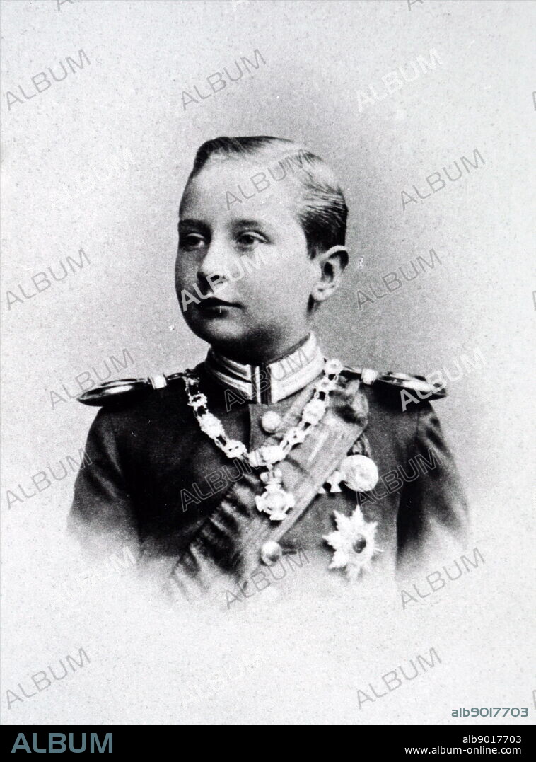 Photograph of Prince Oskar Karl Gustav Adolf of Prussia (1888 1958) was the fifth son of Wilhelm II, German Emperor and Augusta Victoria of Schleswig-Holstein. Dated 19th Century.