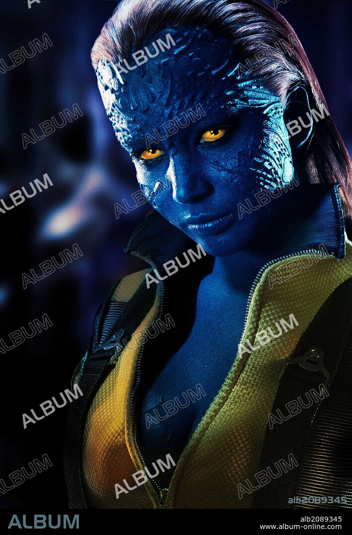 JENNIFER LAWRENCE en X-MEN: PRIMERA GENERACION (X-MEN: FIRST CLASS, 2011), dirigida por MATTHEW VAUGHN. Copyright 20TH CENTURY FOX.