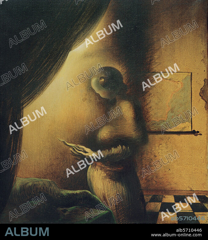 SALVADOR DALÍ. Dalí, Salvador ; 1904-1989. "L'Image disparaît", 1938. Huile sur toile, H. 0,563 ; L. 0,505. Figueras, Fundacio Gala-Salvador Dali.