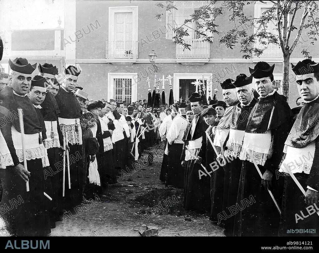 Agosto 1900. Entierro en Cordoba de Rafael Molina "Lagartijo".