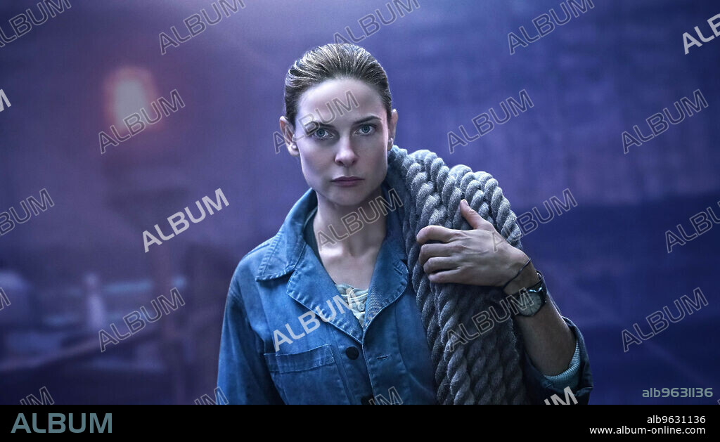 REBECCA FERGUSON in SILO, 2023, unter der Regie von DAVID SEMEL und MORTEN TYLDUM. Copyright AMC Studios.