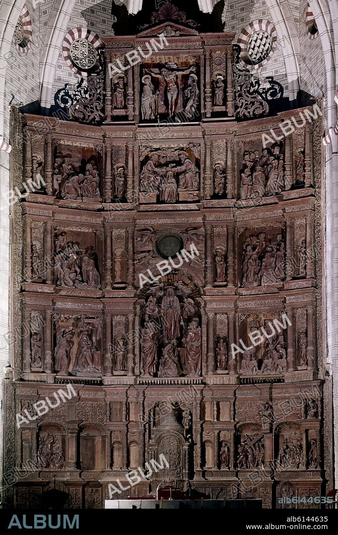GABRIEL YOLI. RETABLO MAYOR DE LA CATEDRAL DE TERUEL REALIZADO EN MADERA ENTRE 1532 Y 1536.