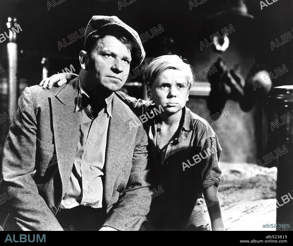 JACKIE COOPER y WALLACE BEERY en EL CAMPEÓN, 1931 (THE CHAMP), dirigida por KING VIDOR. Copyright M.G.M.
