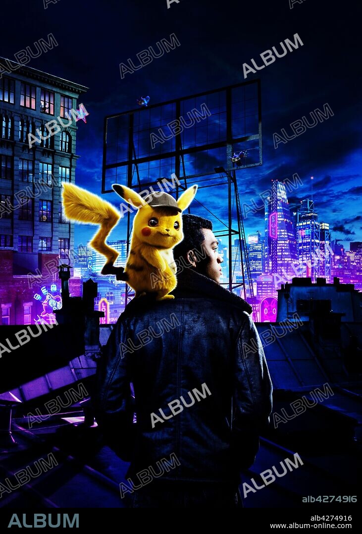 JUSTICE SMITH in POKEMON DETECTIVE PIKACHU, 2019, directed by ROB LETTERMAN. Copyright Legendary Pictures / Toho / Nintendo.