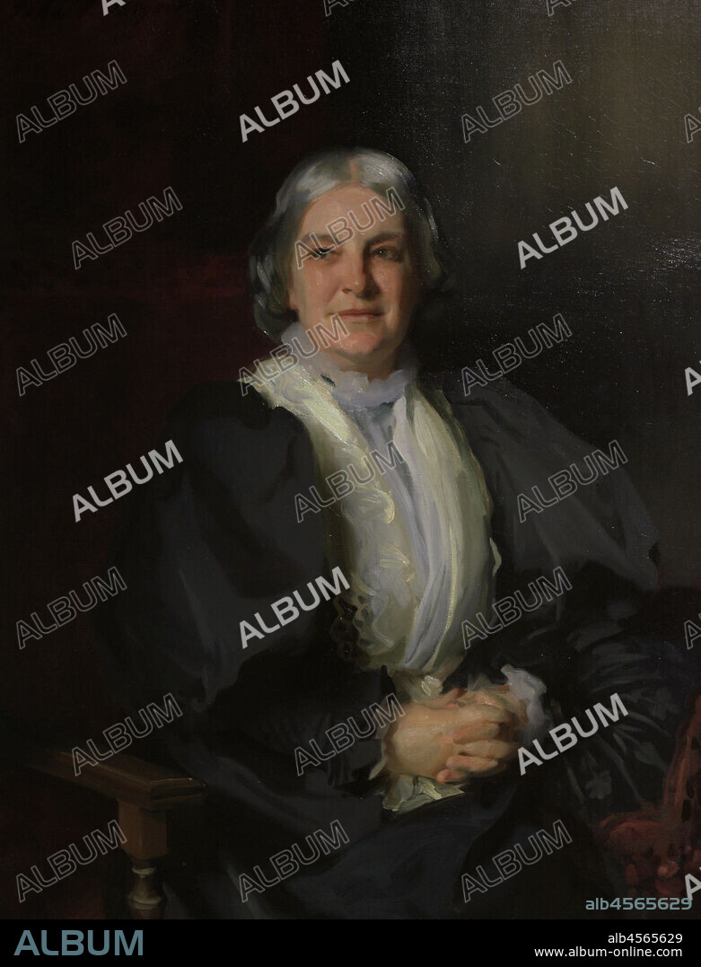 JOHN SINGER SARGENT (1856-1925). AMERICAN PAINTER.. Octavia Hill (1838-1912). English social reformer. Portrait by John Singer Sargent (1856-1925). Oil on canvas (102 x 82,2 cm), 1898. National Portrait Gallery. London, England, United Kingdom.