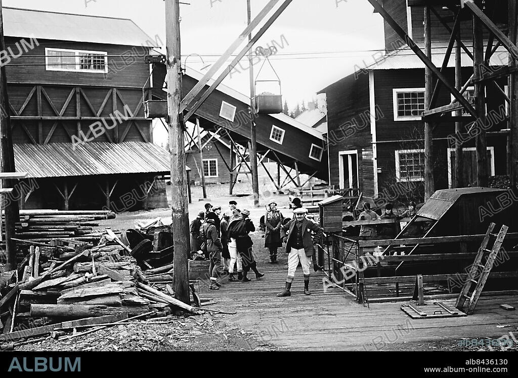 ARKIV 1930 . Rämshyttan, järnmalmsgruva 35 kilometer norr om Filipstad.. Rämshyttan, iron mine