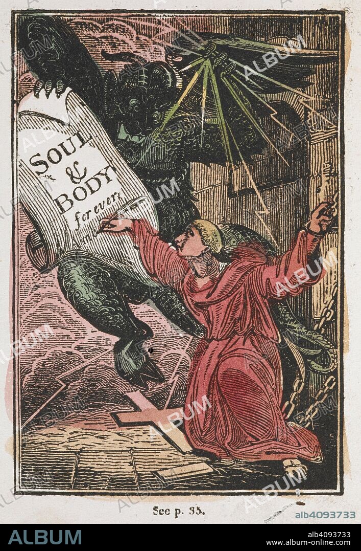 MATTHEW GREGORY LEWIS. Frontispiece to 'The Monk'. The monk, a romance; in which is depicted the wonderful adventures of Ambrosio, ... London : printed and published by W. Mason, [1818]. Source: RB.23.a.23548, frontispiece. Language: English.