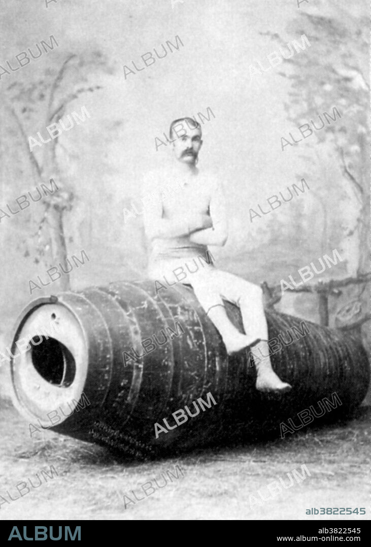 Charles Stephens or Demon Barber of Bedminster (1862 - July 11, 1920) was an English daredevil. A barber living and working in Bristol, he started performing stunts to support his family, which included his wife, Annie, and their 11 children. Stephens went over the Falls in an oak barrel using an anvil for ballast; this proved to be fatal. He ignored warnings from his advisers, fellow Niagara daredevils, Bobby Leach and William "Red" Hill, Sr., who suggested he test the barrel before going over the Falls. As a result, Stephens was dragged under the Falls after the anvil broke the bottom of the barrel. He was the first person to die attempting to go over Niagara Falls in a barrel and the second man to attempt this stunt. Stephens' severed arm (the only part recovered) is buried in the Drummond Hills Cemetery in Niagara Falls, Ontario.