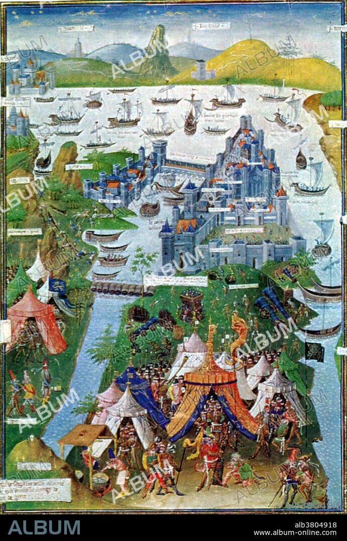 The Fall of Constantinople was the capture of the capital of the Byzantine Empire by an invading army of the Ottoman Empire on May 29, 1453. The Ottomans were commanded by Mehmed the Conqueror, the seventh sultan of the Ottoman Empire, who defeated an army commanded by Byzantine Emperor Constantine XI Palaiologos. The conquest of Constantinople followed a 53 day siege that had begun on April 6, 1453. The capture of Constantinople marked the end of the Roman Empire, an imperial state that had lasted for nearly 1,500 years. The Ottoman conquest of Constantinople also dealt a massive blow to Christendom, as the Muslim Ottoman armies thereafter were left unchecked to advance into Europe without an adversary to their rear. After the conquest, Sultan Mehmed II transferred the capital of the Ottoman Empire from Edirne to Constantinople. The conquest of the city of Constantinople and the end of the Byzantine Empire was a key event in the Late Middle Ages, which also marks, for some historians, the end of the Middle Ages.