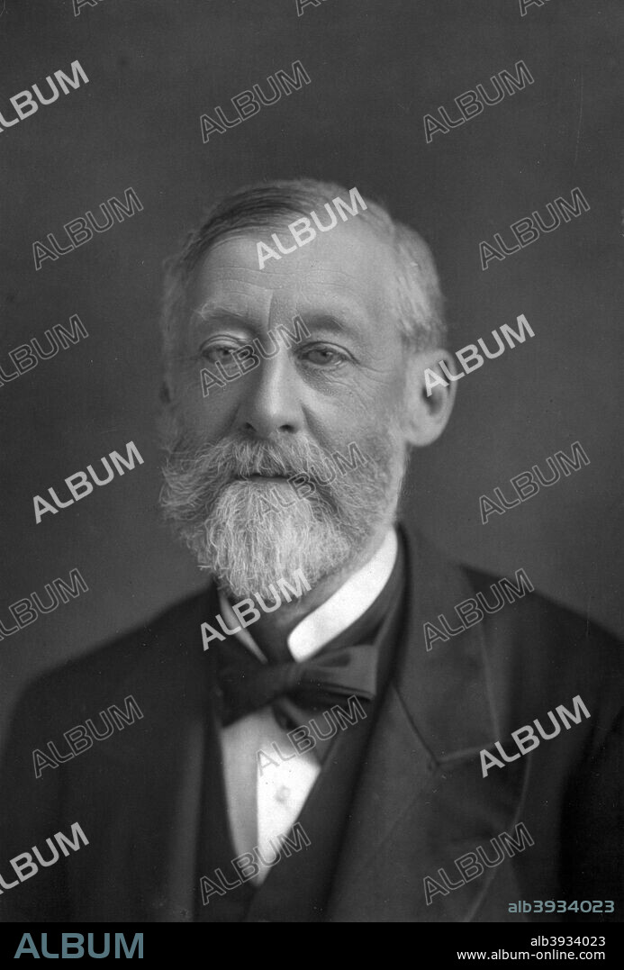 Sir Henry Frederick Ponsonby (1825-1895), 1890. Ponsonby was the Private Secretary to Queen Victoria. From The Cabinet Portrait Gallery, first series, Cassell and Company Limited (London, Paris and Melbourne, 1890).