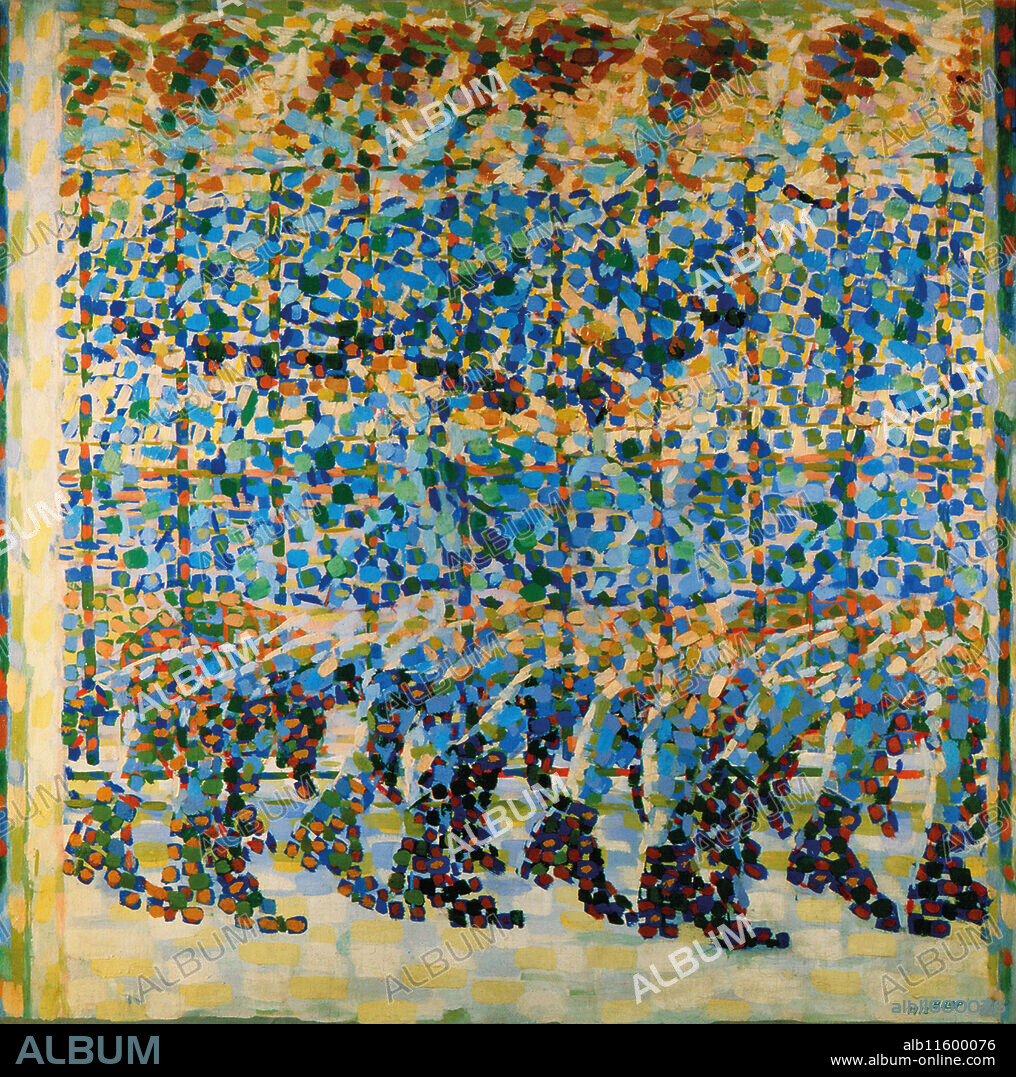 GIACOMO BALLA. Ragazza che corre sul balcone (Girl Running on the Balcony).