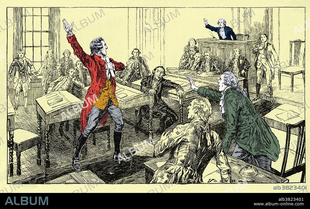 "Give me liberty, or give me death!" is a quotation attributed to Patrick Henry from a speech he made to the Virginia Convention in 1775, at St. John's Church in Richmond, Virginia. He is credited with having swung the balance in convincing the convention to pass a resolution delivering Virginian troops for the Revolutionary War. Among the delegates to the convention were future U.S. Presidents Thomas Jefferson and George Washington. Patrick Henry (May 29, 1736 - June 6, 1799) was an American attorney, planter and politician who became known as an orator during the movement for independence in Virginia in the 1770s. Along with Samuel Adams and Thomas Paine, he is regarded as one of the most influential champions of Republicanism and an invested promoter of the American Revolution and its fight for independence.