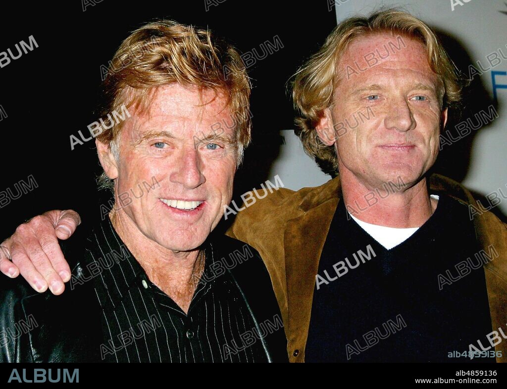 October 20, 2020 : FILE: JAMES REDFORD, filmmaker, screenwriter, film producer, film director, guitarist and songwriter and son of Robert Redford, died of bile-duct cancer in his liver, he was 58. PICTURED: November 9, 2003, Hollywood, USA: Robert Redford and James Redford at Afi Film Festival Screening of James Redford Debut Feature Film At Arclight Cinemas. (Credit Image: © Clinton Wallace/ZUMA Wire).
