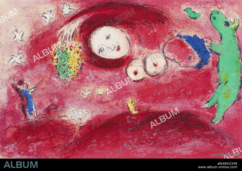 MARC CHAGALL. Spring Meadow.
