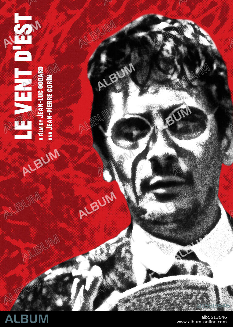 ANONYMOUS. Movie poster "Le Vent d'est" (Wind from the East) by Jean-Luc Godard.