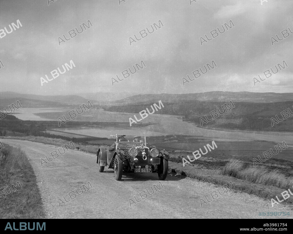 Alvis Speed Twenty tourer. 1932 2511 cc. Vehicle Reg. No.  GG5657.  Event Entry No: 66. Driver: Fraser-Marshall, I. Finished: 9th out of 38. Place: R.S.A.C. Scottish Rally. Date: 10-14.6.34.