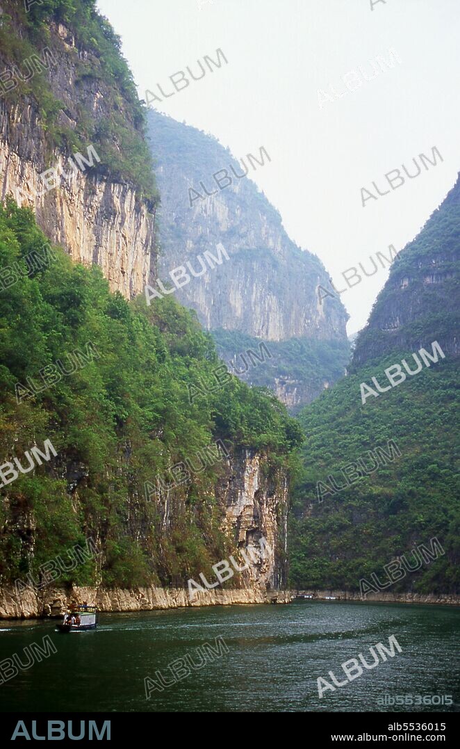 The Three Gorges or Yangtze Gorges span from the western—upriver cities of Fengjie and Yichang in Chongqing Municipality eastward—downstream to Hubei province. The Yangtze River (Chang Jiang)—Three Gorges region has a total length of approximately 200 kilometres (120 mi). The Three Gorges occupy approximately 120 kilometres (75 mi) within this region.  The Chang Jiang (Yangzi River) is the longest river in China and third longest in the world. Known upstream as the Golden Sand River, it flows through the geographical, spiritual and historical heart of China. From its source in the Tanggula Mountains of Qinghai province, the Yangzi flows southeast through Tibet as the Tongtian, turns south, then north as the Jinsha, and becomes the Yangzi proper after Yibin in Sichuan. Here, it swings eastwards once again, crossing Hubei, Hunan, Jiangxi, Anhui and Jiangsu provinces to reach the East China Sea at Shanghai. Its source-to-mouth length is 6,300 km (3,915 miles).