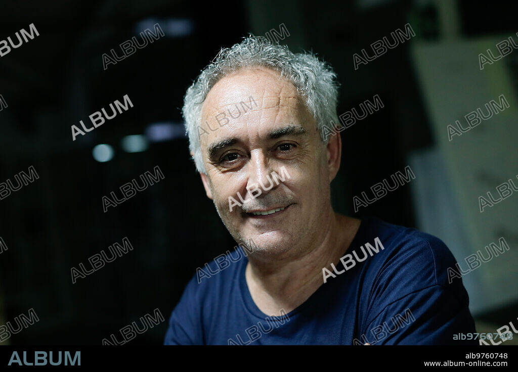 Barcelona, 12/07/2019. Entrevista al cocinero español Ferrán Adriá, en la Bulligrafía en Barcelona. Foto: Marta Días ARCHDC.