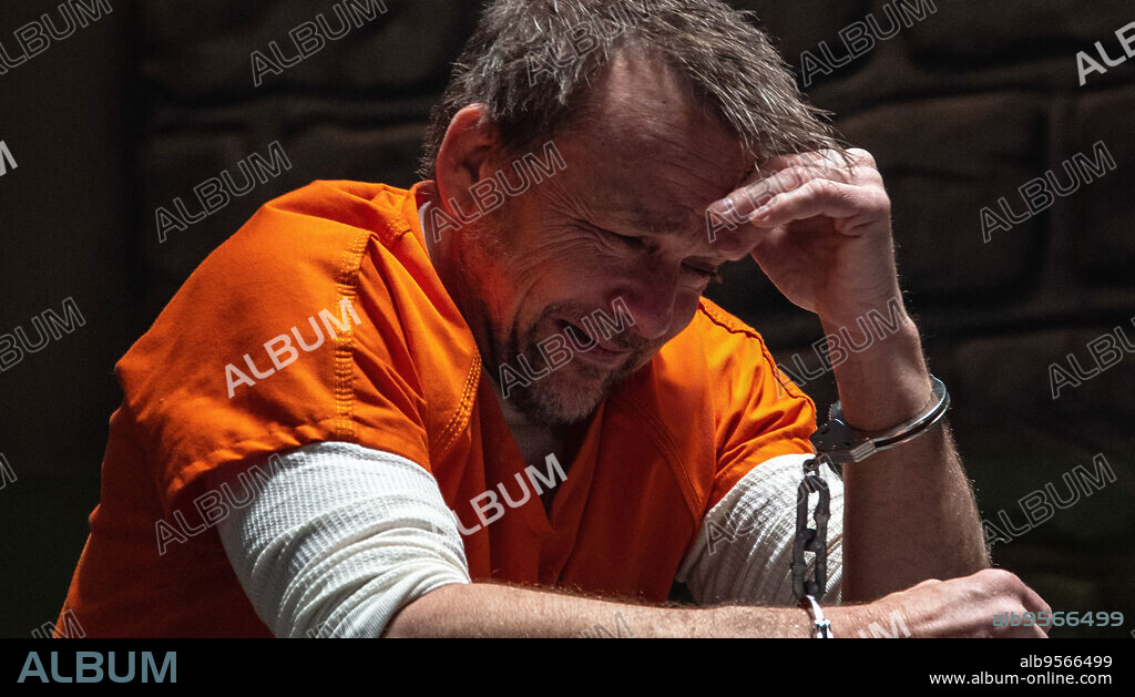 SEAN PATRICK FLANERY in NEFARIOUS, 2023, directed by CARY SOLOMON and CHUCK KONZELMAN. Copyright Believe Entertainment.