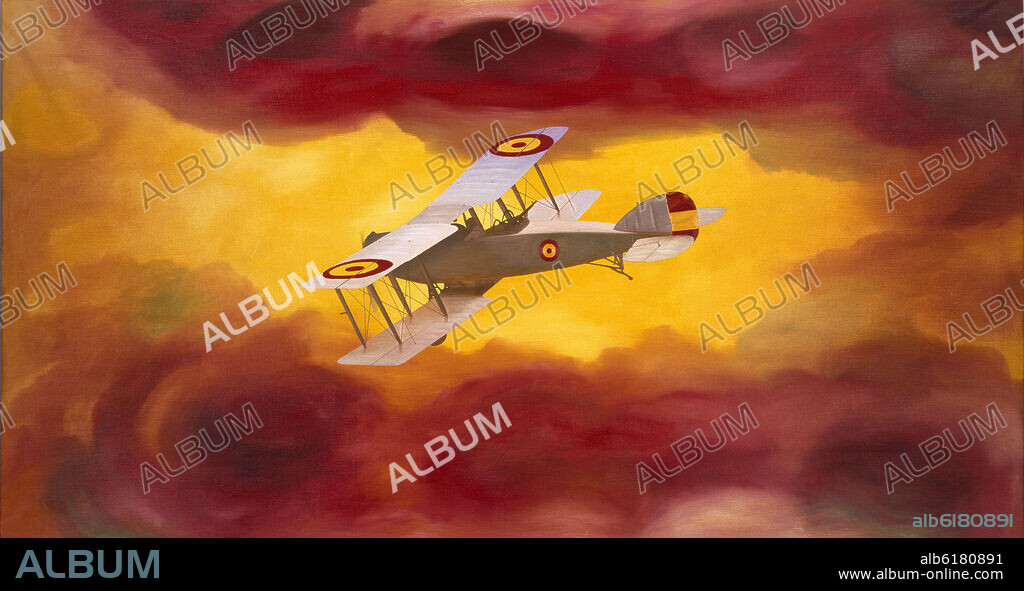 JOSE MARIA LARRONDO (1958-). AVION - SIGLO XX.
