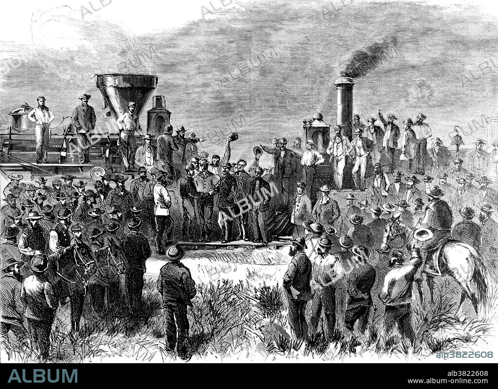 Completion of Transcontinental Railroad, 1869
