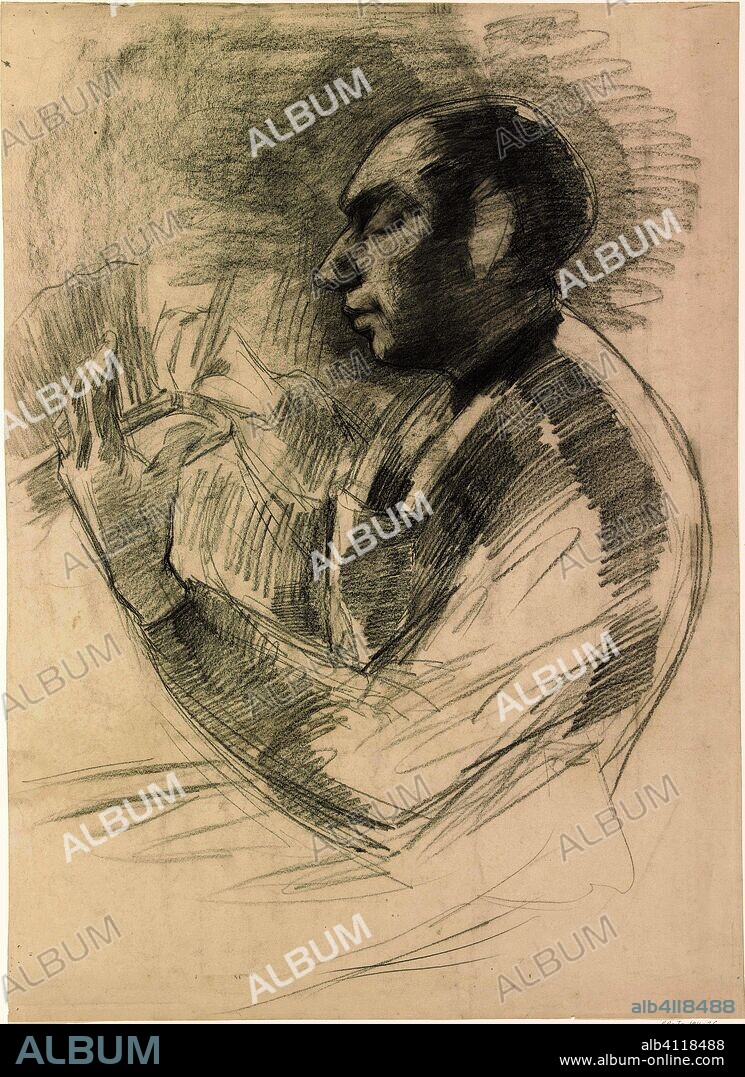 Blind brush maker. Draughtsman: Anthon Gerhard Alexander van Rappard. Dating: 1868 - 1892. Measurements: h 755 mm × w 548 mm.