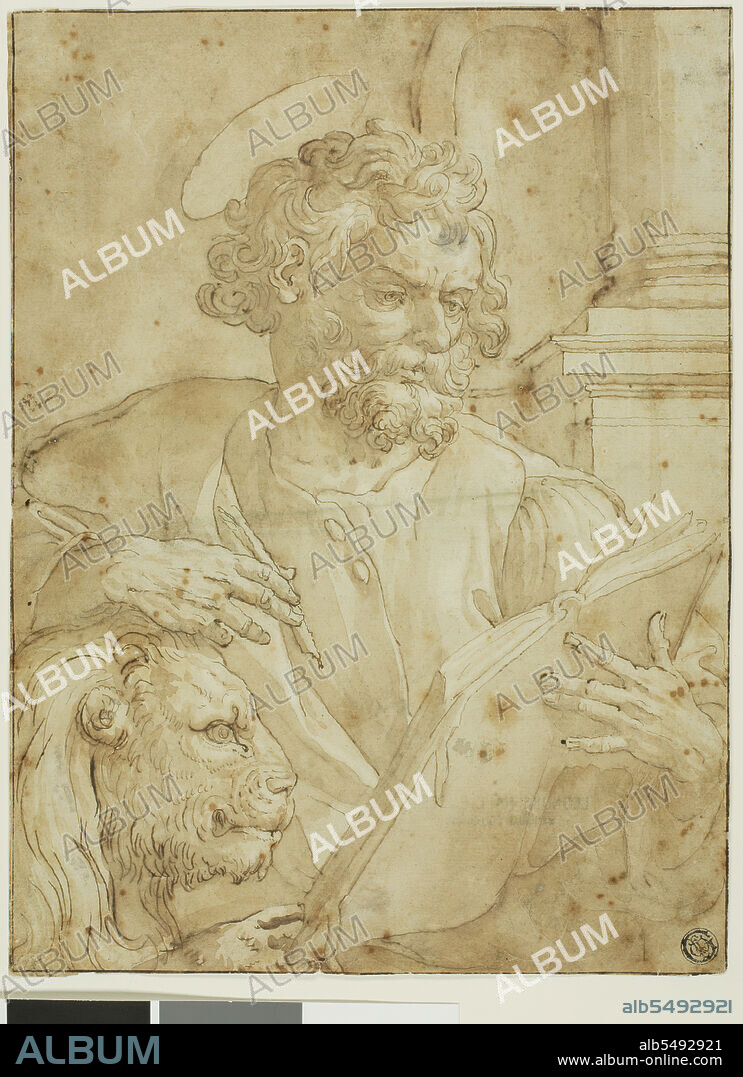 VOS MARTIN DE. Saint Mark the Evangelist, n.d.