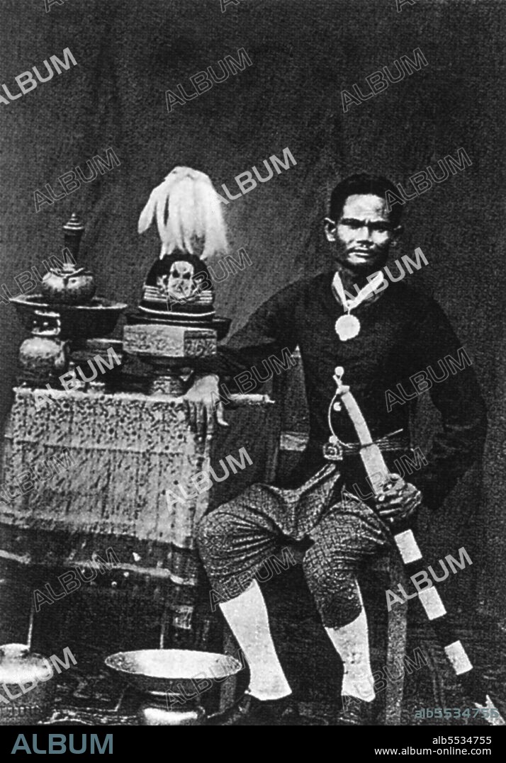 In 1875, Siamese (Thai) forces crossed the Mekong River at Nong Khai, northeastern Thailand, in the first miltary expedition of what would become known as the 'Haw Wars'. The expedition's goal was to capture the Haw base at Thung Chiang Kham in Laos.