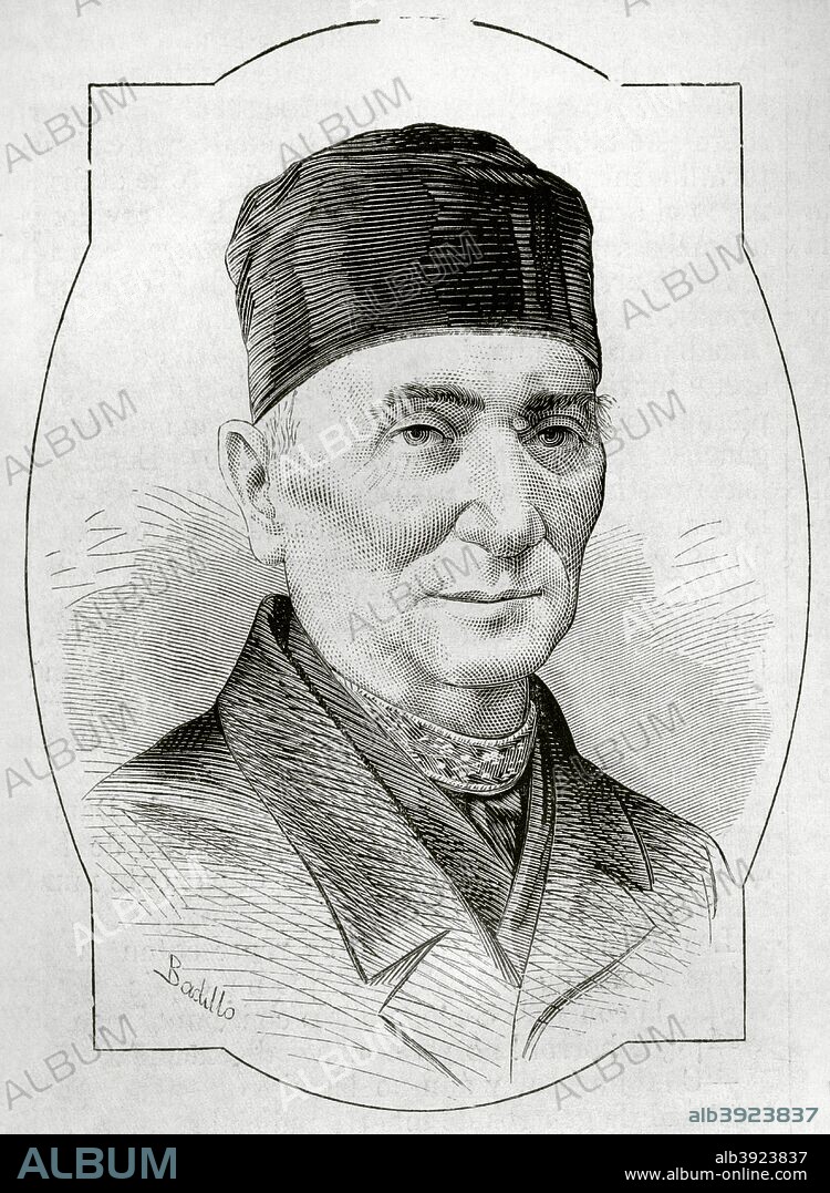 Francisco de Paula González Vigil (Tacna, 1792-Lima, 1875). Clérigo, político e intelectual peruano. Representó una corriente liberal e ilustrada. Diputado y senador ante el Congreso de la República del Perú. Grabado. La Ilustración Española y Americana, 30 de agosto de 1876. Biblioteca Histórico Militar de Barcelona. Cataluña, España.