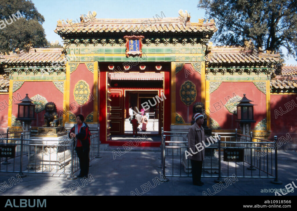 the Palace of Heavenly Peace on Tiananmen square at Beijing, China 1998.