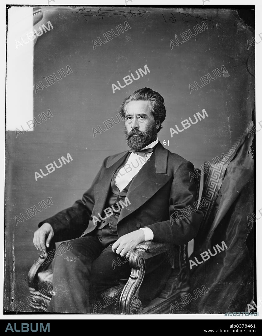 Hon. John Hancock of Texas, between 1860 and 1875. [Judge, politician and slave owner: supported Ulysses S. Grant's Native American policy which called for the placing Native Americans on reservations under government supervision; helped establish a military telegraph around the Texas frontier; fathered a child with one of his slaves].