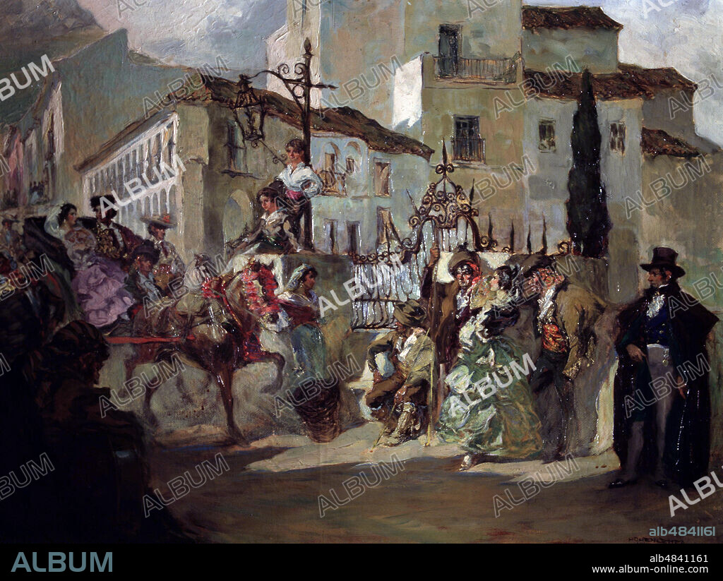 HOHENLEITER, FRANCISCO DE PAULA. PINTOR ESPAÑOL. CADIZ 1899-1962. PAQUIRO EN RONDA. OLEO DEL AÑO 1941. COLECCION PARTICULAR. MADRID. ATENCION: AUTOR CONTEMPORANEO SUJETO A COPYRIGHT ©. EL CLIENTE FINAL ES RESPONSABLE DE LA GESTION DE LOS DERECHOS DE AUTOR CON LAS SOCIEDADES EXISTENTES DE GESTION DE DERECHOS O DIRECTAMENTE CON LOS ORGANISMOS TITULARES DE LOS MISMOS.