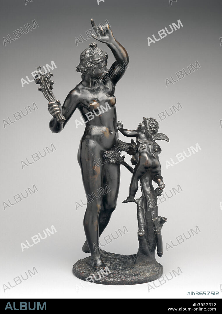 Venus Chastening Cupid. Artist: Giovanni Francesco Susini (died 1646). Culture: Italian, Florence. Dimensions: Overall (confirmed): 22 1/2 × 12 5/8 × 8 5/8 in. (57.2 × 32.1 × 21.9 cm). Date: ca. 1638.