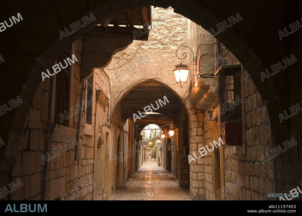 Old town, Al-Jdeida, Aleppo (Haleb), Syria, Middle East.