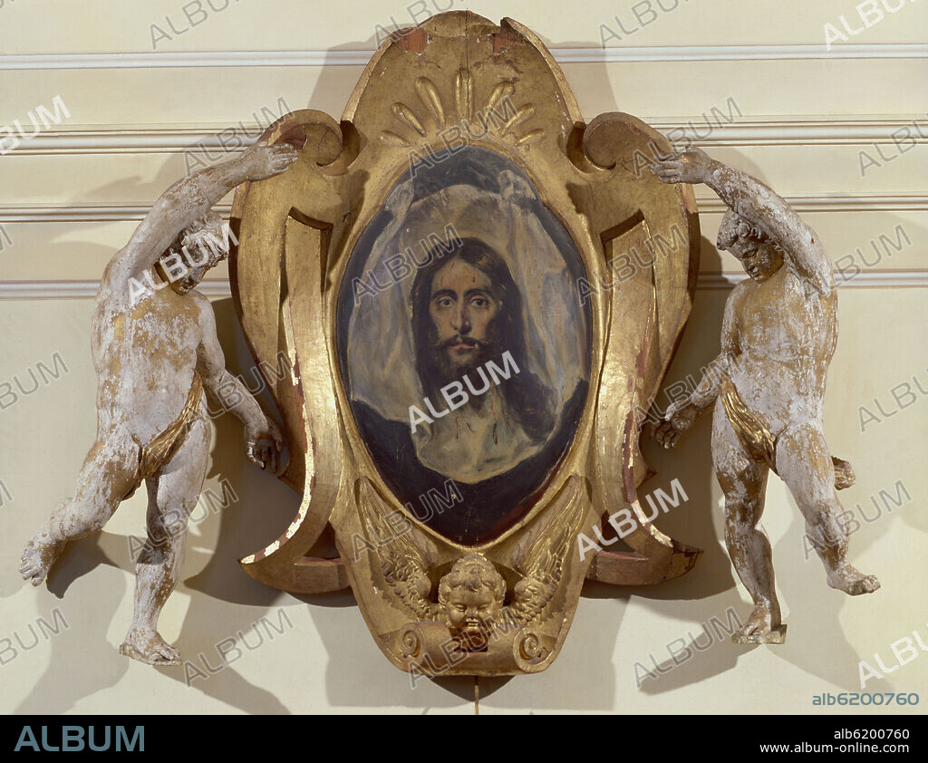 EL GRECO. CARA DE CRISTO.