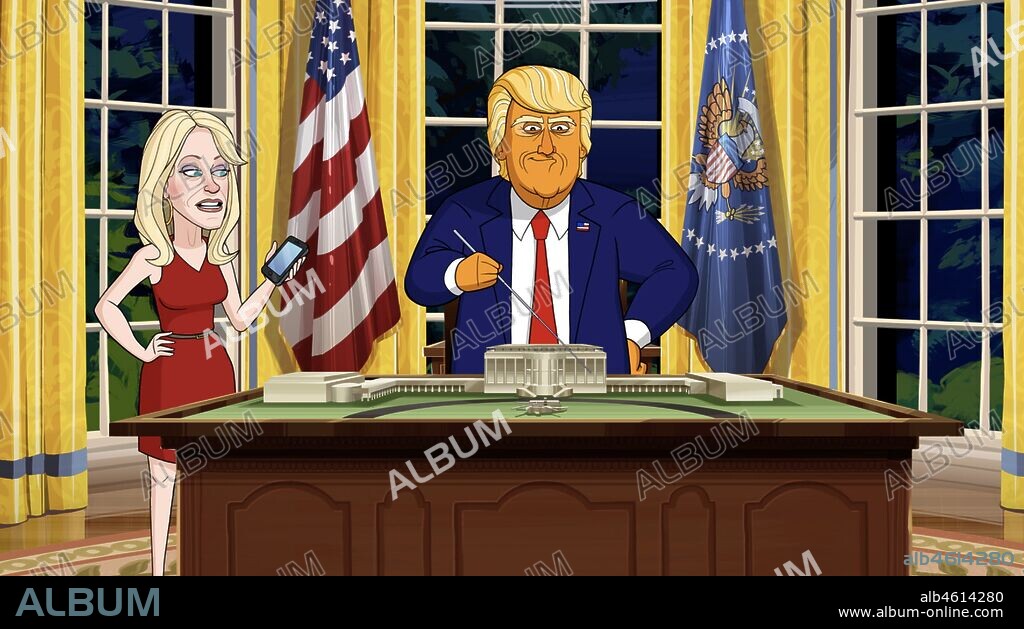 ANIMADO PRESIDENTE, 2018 (OUR CARTOON PRESIDENT), dirigida por MACK WILLIAMS y STEVE CONNER. Copyright CBS BROADCASTING/CBS TELEVISION STUDIOS/SPARTINA PRODUCTIONS. Temporada 3.