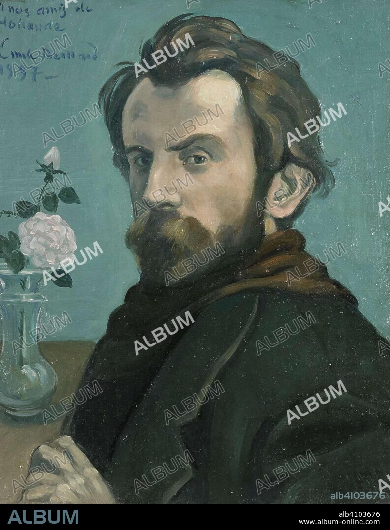 EMILE BERNARD. Self-Portrait. Dating: 1897. Place: Sevilla. Measurements: h 52 cm × w 42 cm.