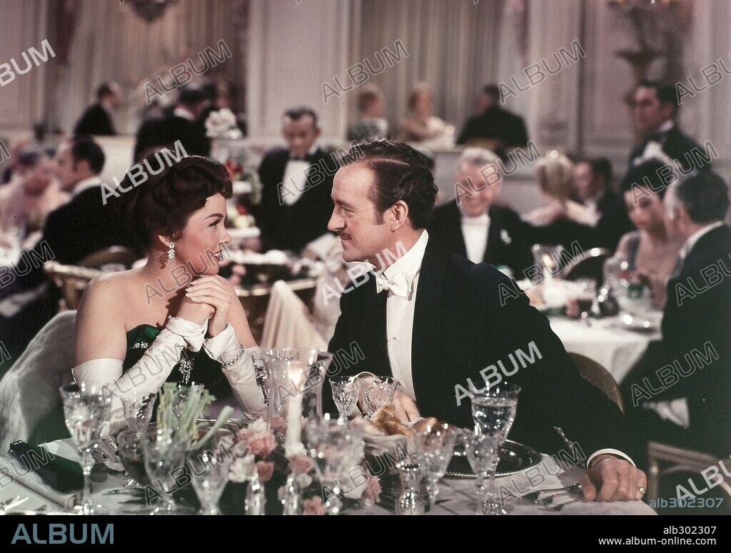 DAVID NIVEN and KATHRYN GRAYSON in THE TOAST OF NEW ORLEANS, 1950, directed by NORMAN TAUROG. Copyright M.G.M.