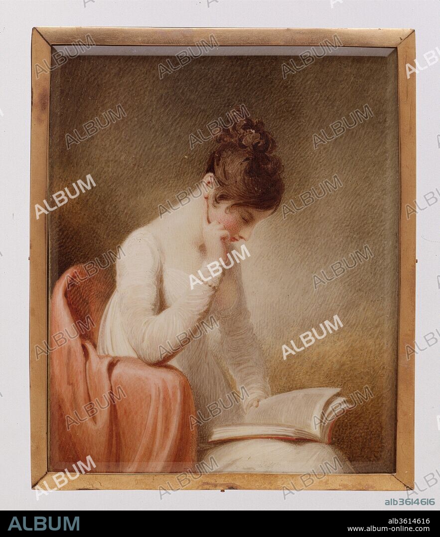 An Interesting Story (Miss Ray). Artist: William Wood (British, 1769-1810). Dimensions: 4 3/4 x 3 7/8 in. (119 x 97 mm). Date: 1806.