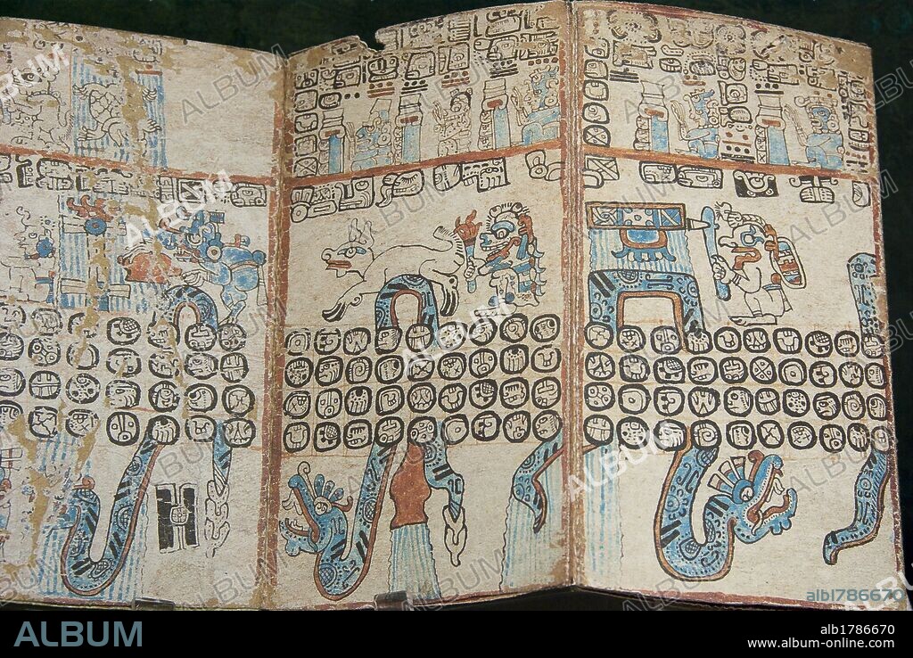 Mexico city.National Museum of Anthropology.Maya culture.Codex.