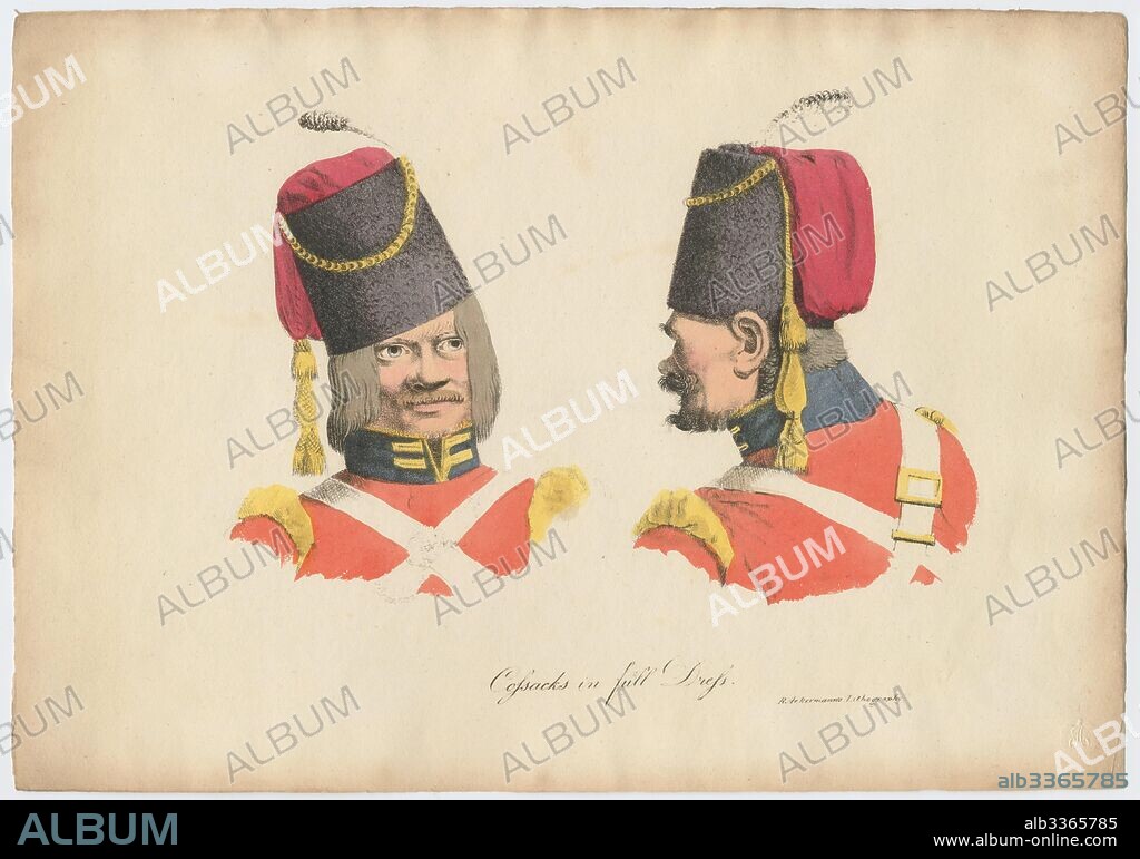 RUDOLPH ACKERMANN. The Cossack uniform.