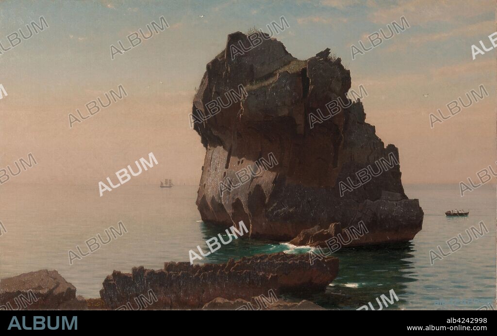 Capri, 1869. William Stanley Haseltine (American, 1835-1900). Oil on canvas; framed: 69.5 x 99.5 x 9 cm (27 3/8 x 39 3/16 x 3 9/16 in.); unframed: 50 x 80 cm (19 11/16 x 31 1/2 in.).