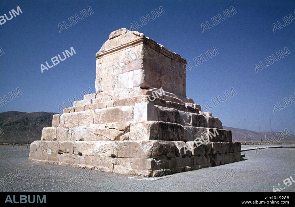 Tomb of Cyrus the Great, Pasargadae, Iran. Cyrus II, known as the Great (c585-c529 BC), was the founder of the Persian Achaemenid empire.