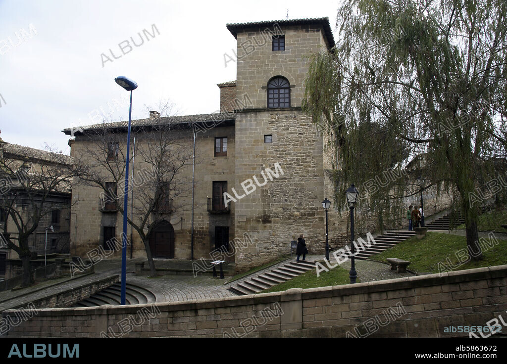 Tafalla; palacio de los Condes de Guendulain (o de los Mencos); siglo XVII.
