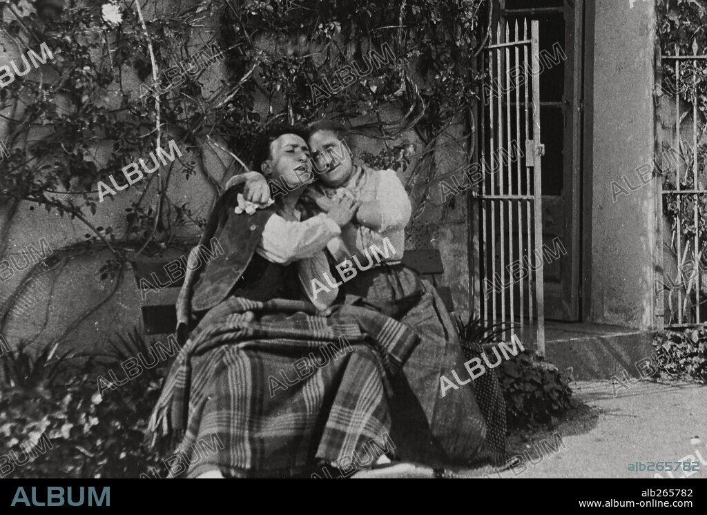 AMOR QUE MATA, 1908, dirigida por FRUCTUOS GELABERT. Copyright FILMS BARCELONA.