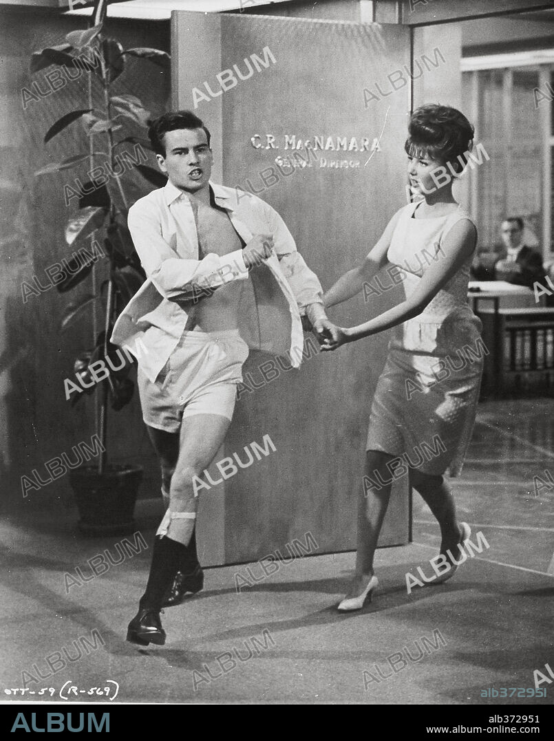 HORST BUCHHOLZ in ONE, TWO, THREE, 1961, directed by BILLY WILDER. Copyright MIRISCH/UNITED ARTISTS.