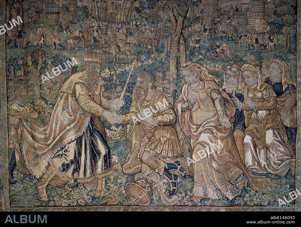 SALA DE TAPICES - HISTORIAS DE SALOMON Y LA REINA SABA.