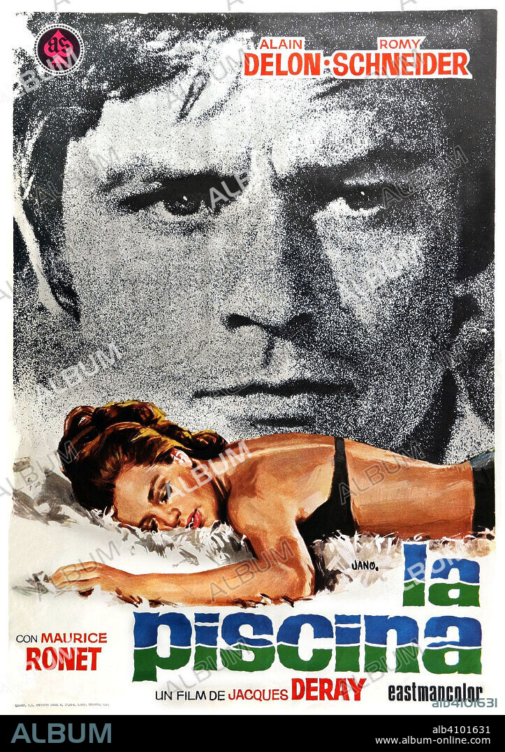 Poster of THE SWIMMING POOL, 1969 (LA PISCINE), directed by JACQUES DERAY. Copyright S.N.C/TRITONE.
