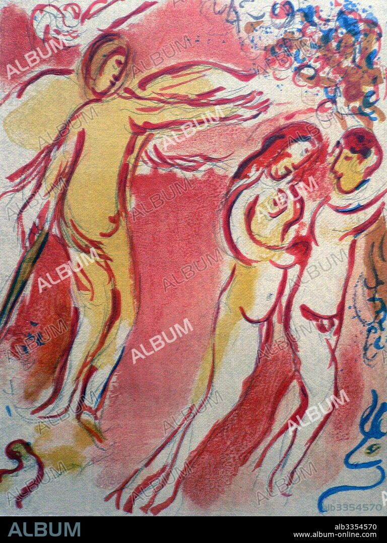 MARC CHAGALL. The Expulsion from the Paradise.
