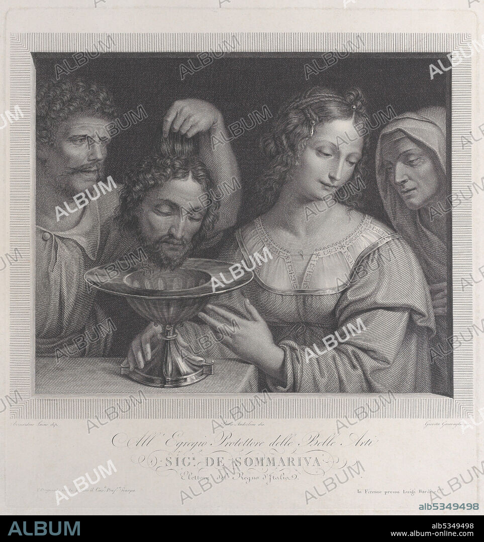 GIOVITA GARAVAGLIA. Salome and the head of Saint John the Baptist, 1815-35.